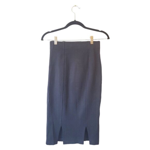 St. John Black Bodycon Pencil Skirt - Picture 1 of 7